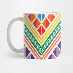 Colorful Embroidery Pattern Mug